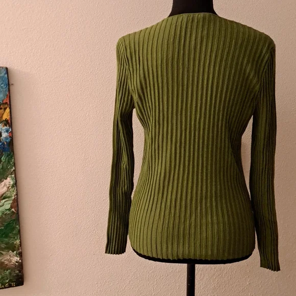 Bandolino lightweight Large green sweater - Picture 2 of 3